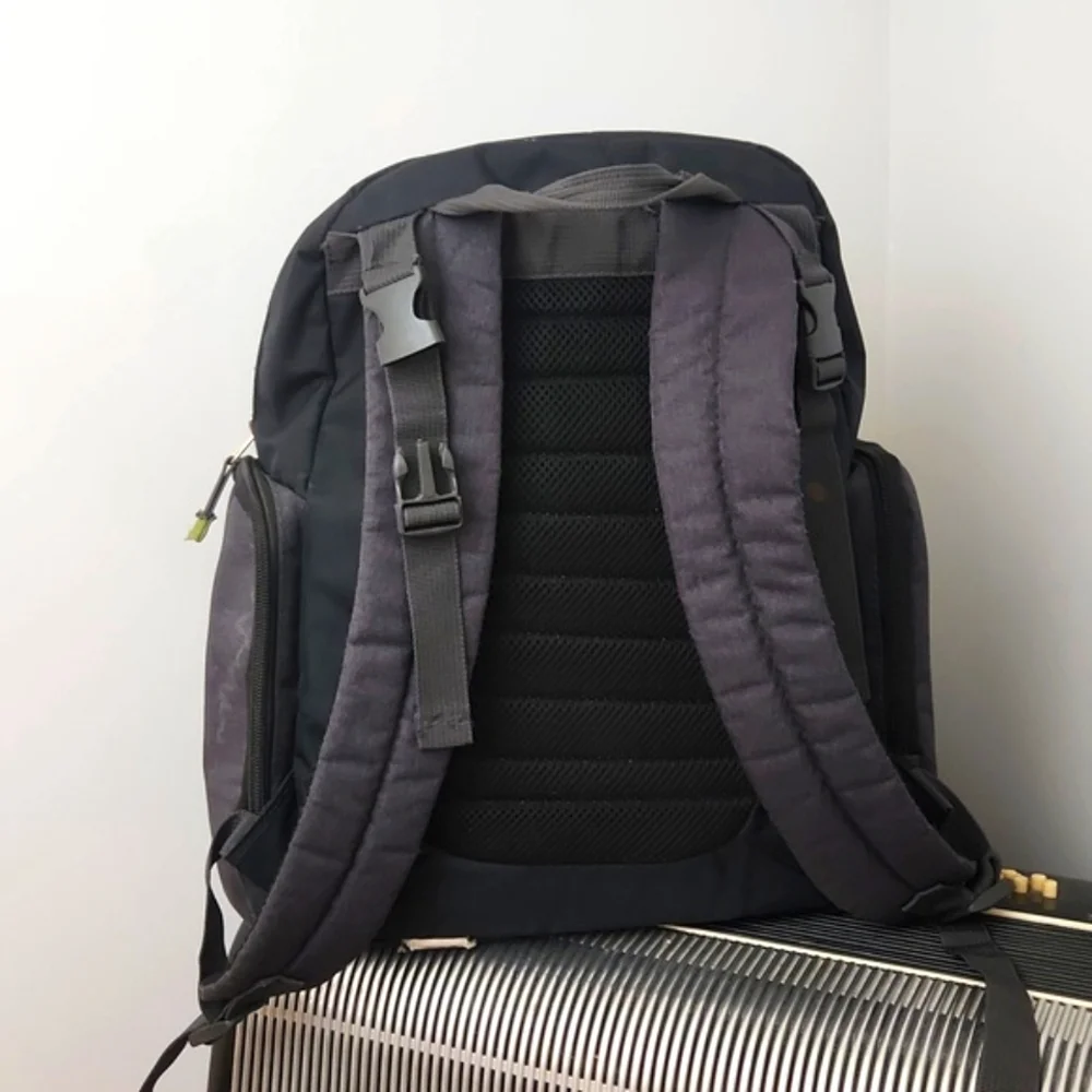 AWESOME EDDIE BAUER DIAPER BAG BACKPACK W/3-INSULATED POCKETS & WIPE HOLDER